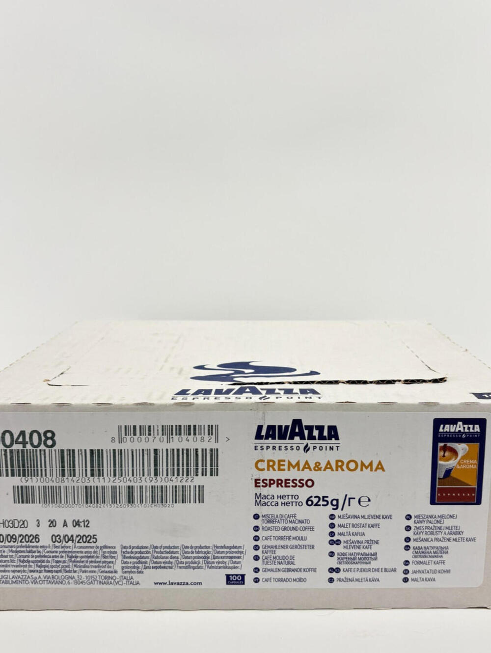 Lavazza Crema & Aroma Espresso - 100 Capsules (50 2 Packs) Exp. 9/30/26